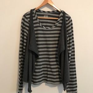 Converse One Star Women’s Gray Top, Medium